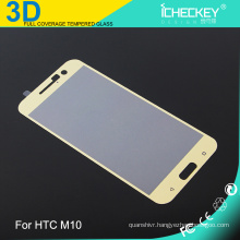 Mobile phone use tempered glass screen protector 0.33mm 3D full cover for HTC M10